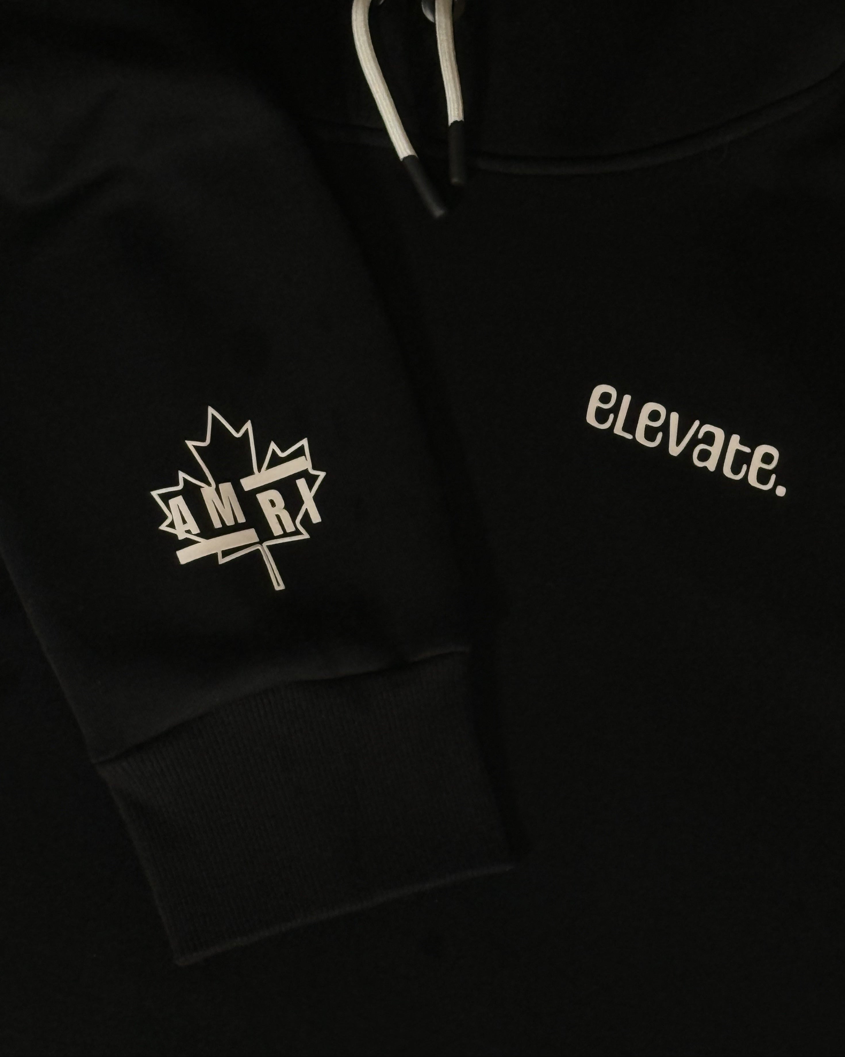 Elevate - Black hoodie