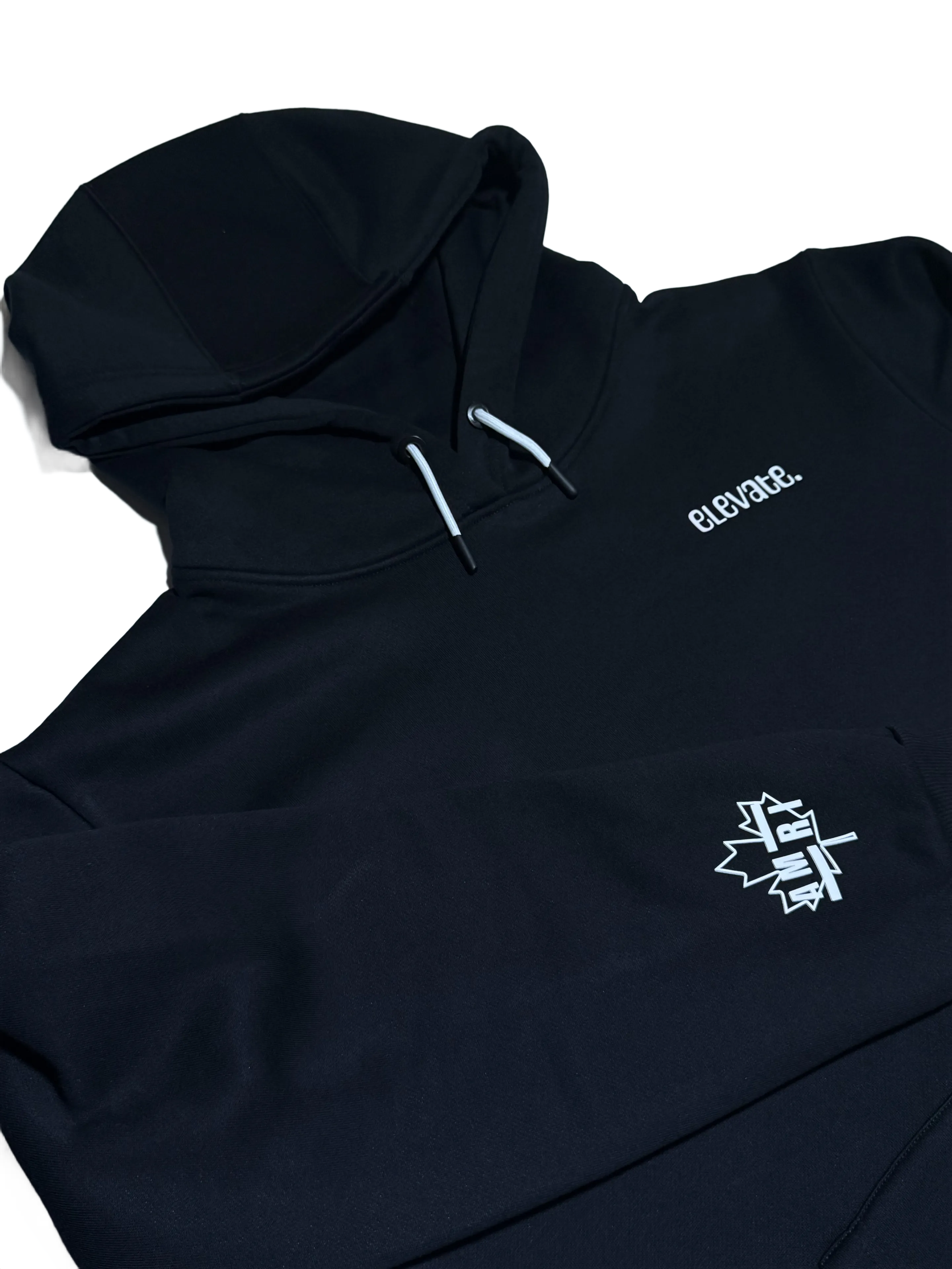 Elevate - Black hoodie