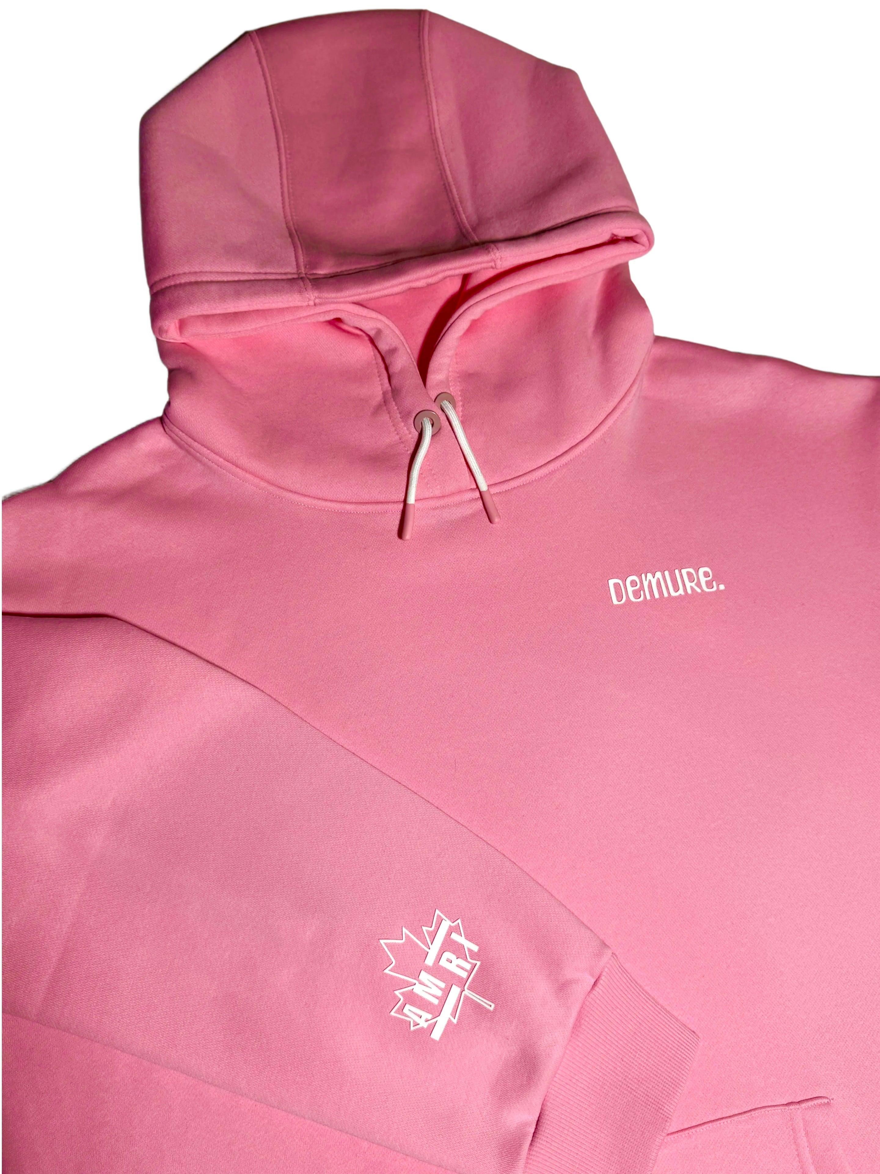 Demure - Pink Hoodie